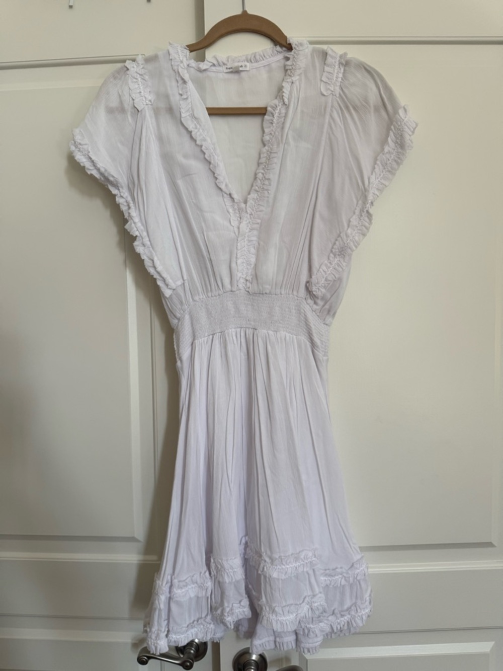 Poupette St. Barth White Swim Cover Up Dress - XS